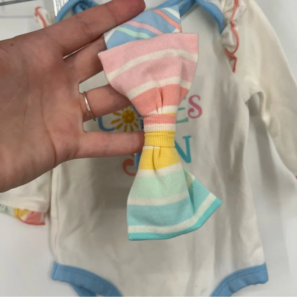 Matilda Jane Here Comes The Sun Bodysuit with Bow